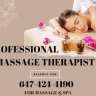 Relaxation Therapeutic Massage with RMT Specialist - Call Now