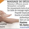 Massage déconfinement* par Homme